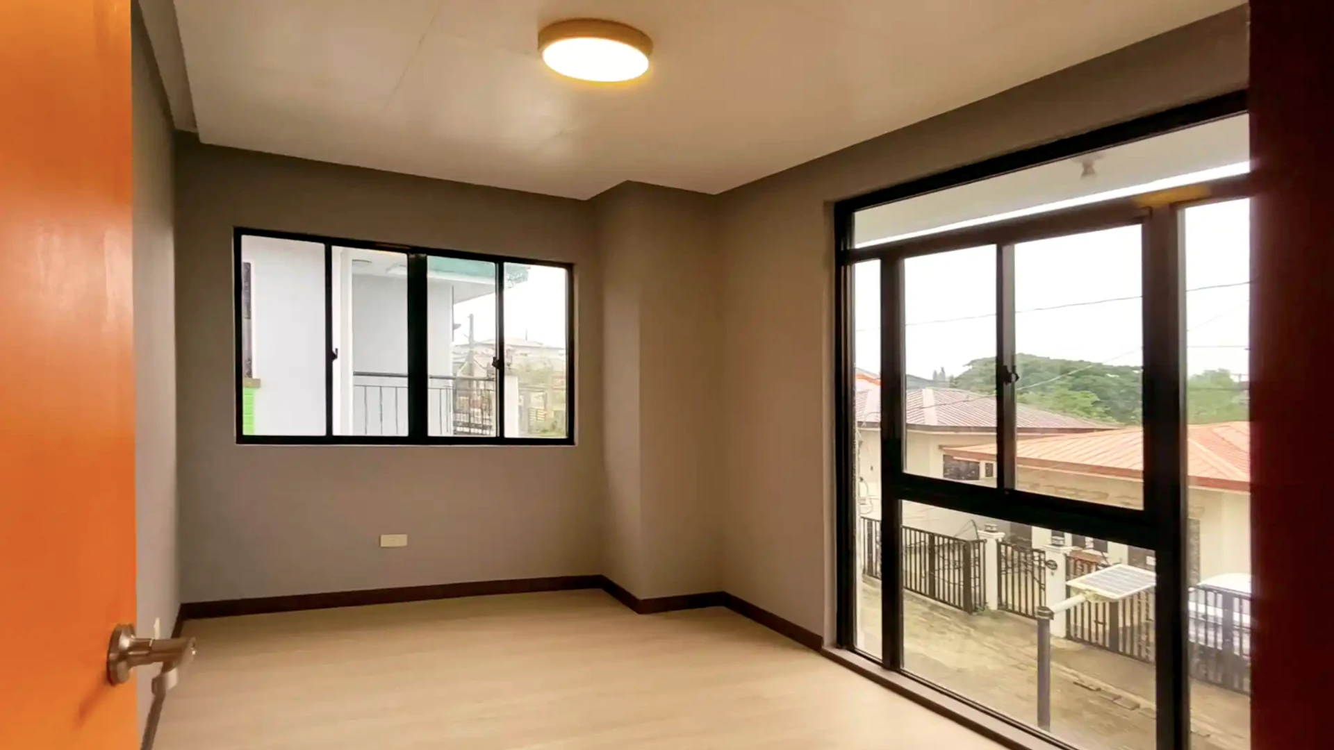 Bedroom 2 with large window